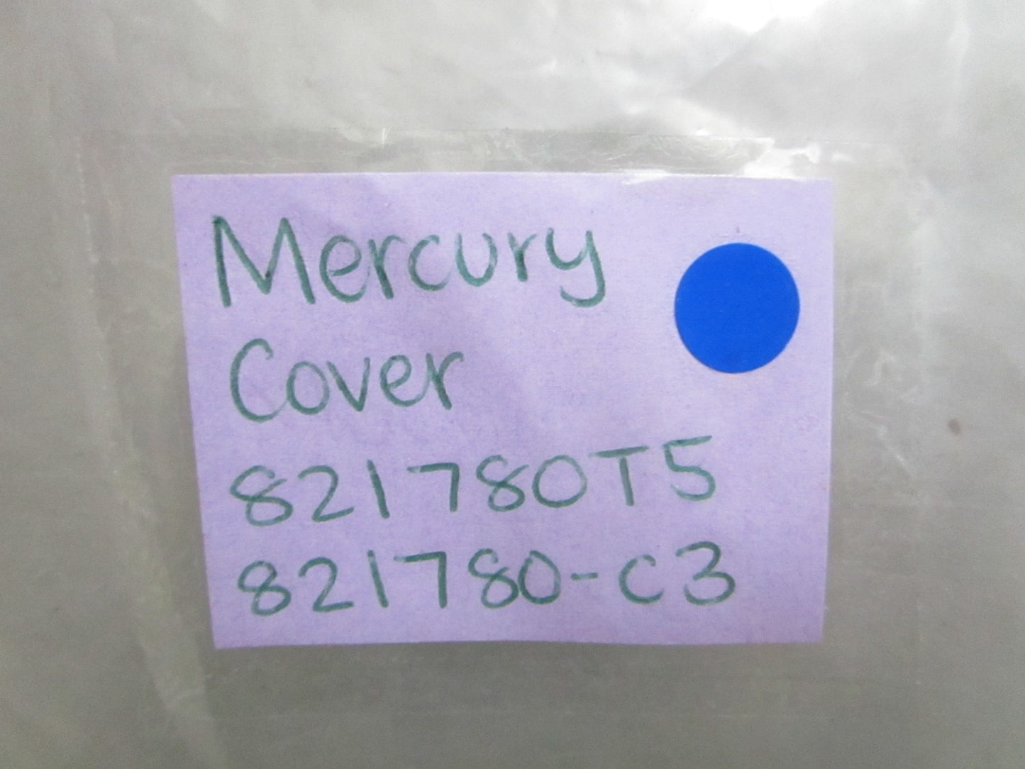 *NEW OEM* 0820 Mercury Quicksilver Cover 821780T5 821780-C3