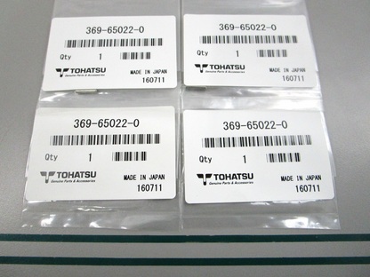 NEW OEM (LOT OF 4) 369-65022-0 369650220 Tohatsu Key 0810