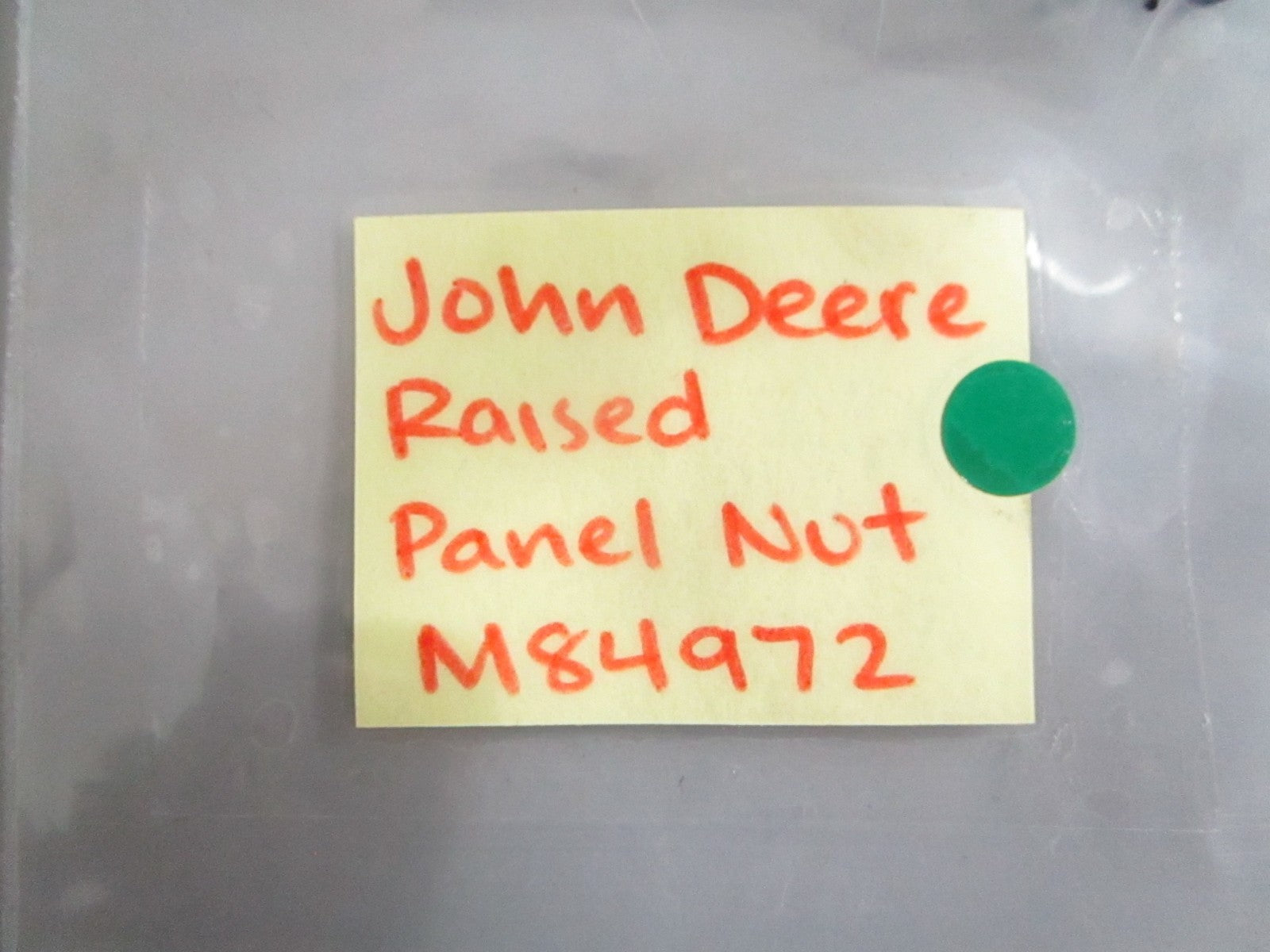 NEW OEM (LOT OF 10) M84972 John Deere Panel Nut 0820