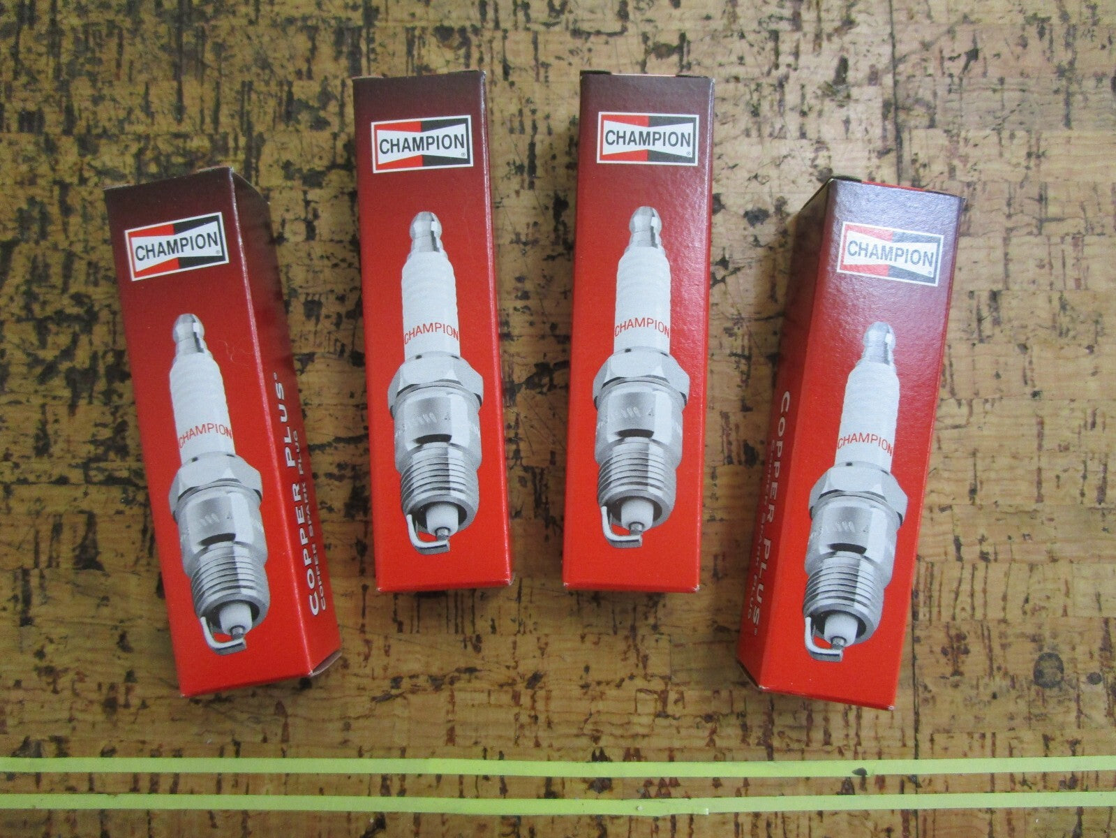 *NEW* (LOT OF 4) 0810 Champion Spark Plug 974 RC12PEPB