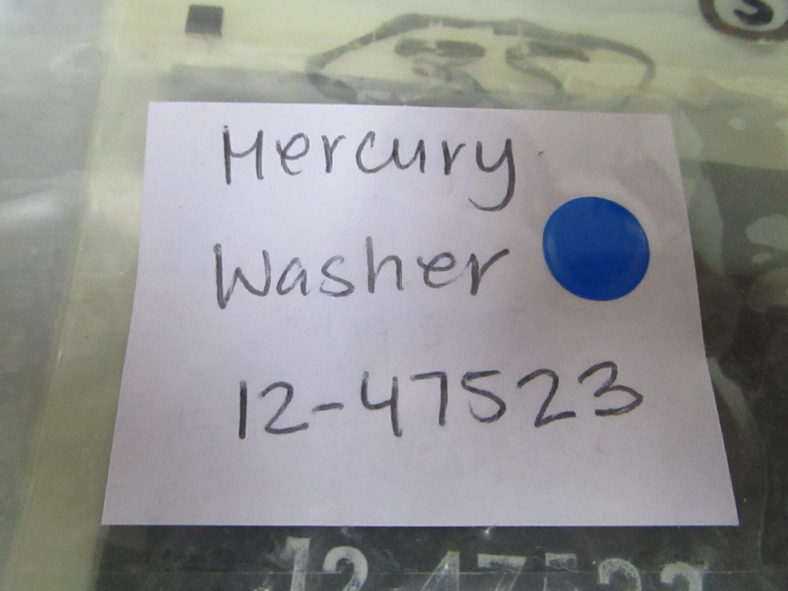 *NEW OEM* 0810 Mercury Quicksilver Washer 12-47523