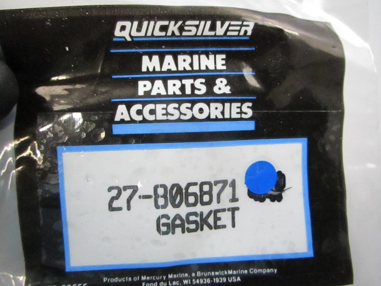 NEW OEM (LOT OF 4) 27-806871 Mercury Quicksilver Gasket 0810