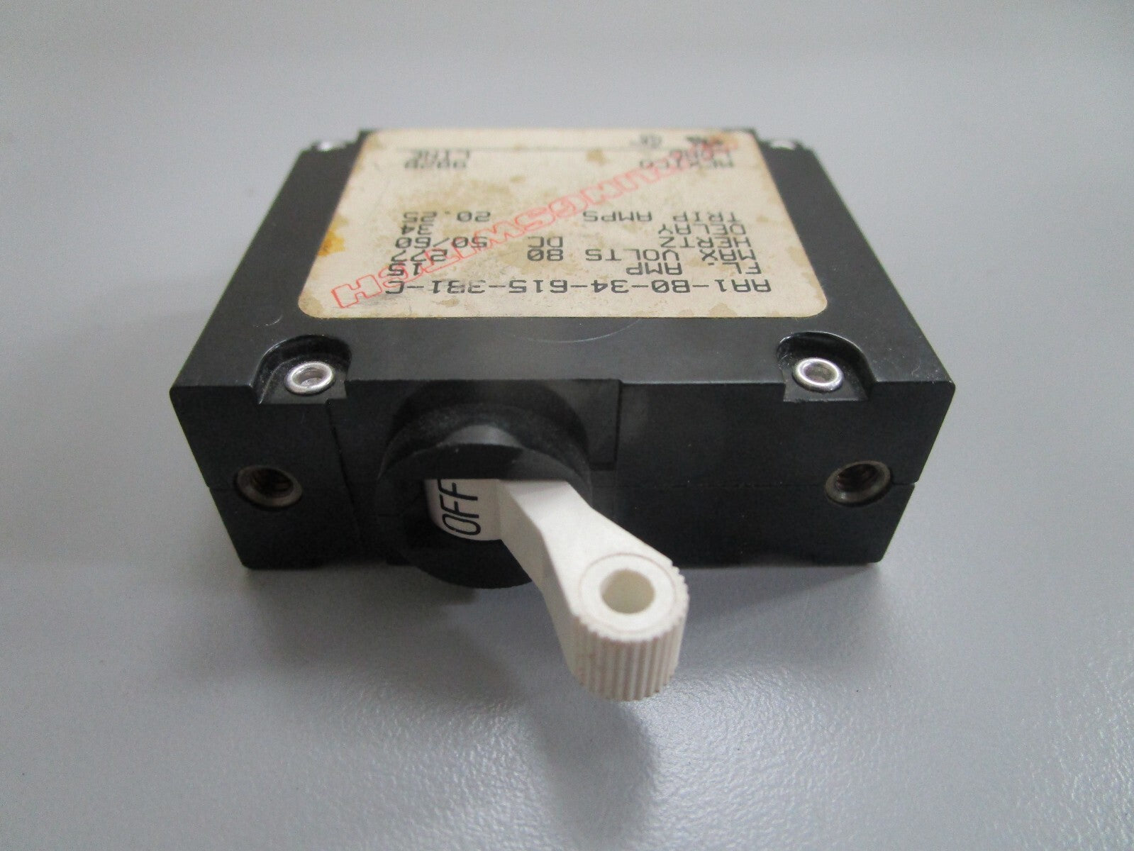 *NEW* 0810 Carling Technologies Circuit Breaker AA1-80-34-615-381-C