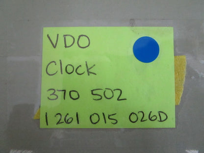 NEW OEM 1 261 015 026D 370-502 VDO Clock 0820