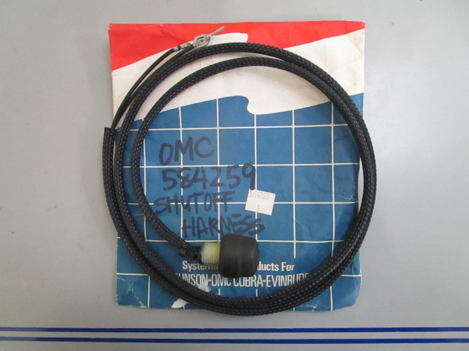 *NEW OEM* 0820 OMC Johnson Evinrude Stop Switch Assy 584259 0584259