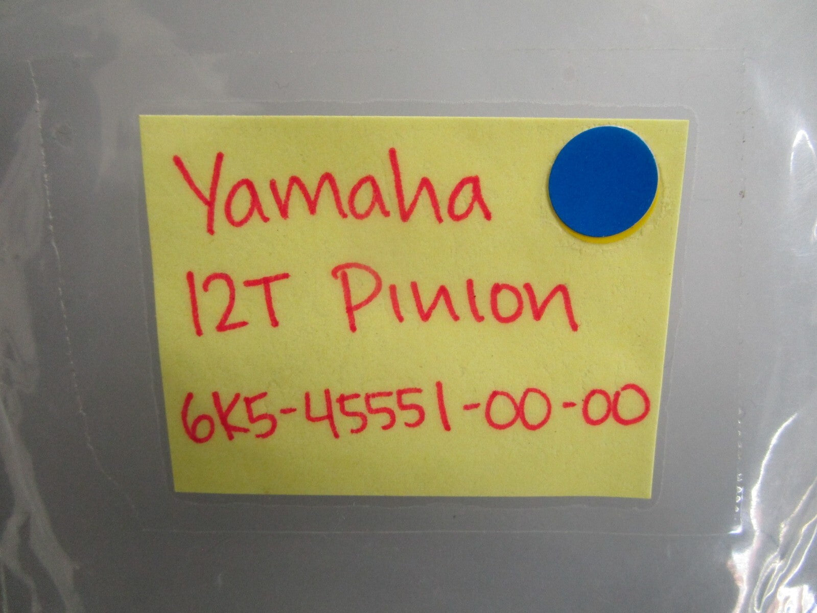 *NEW OEM* 0820 Yamaha 12T Pinion 6K5-45551-00-00