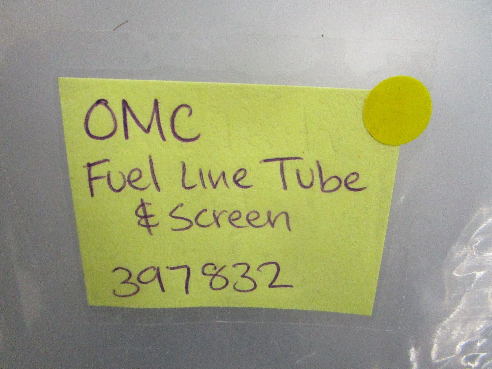 *NEW OEM* 0810 OMC Johnson Evinrude Fuel Line Tube & Screen 397832 0397832