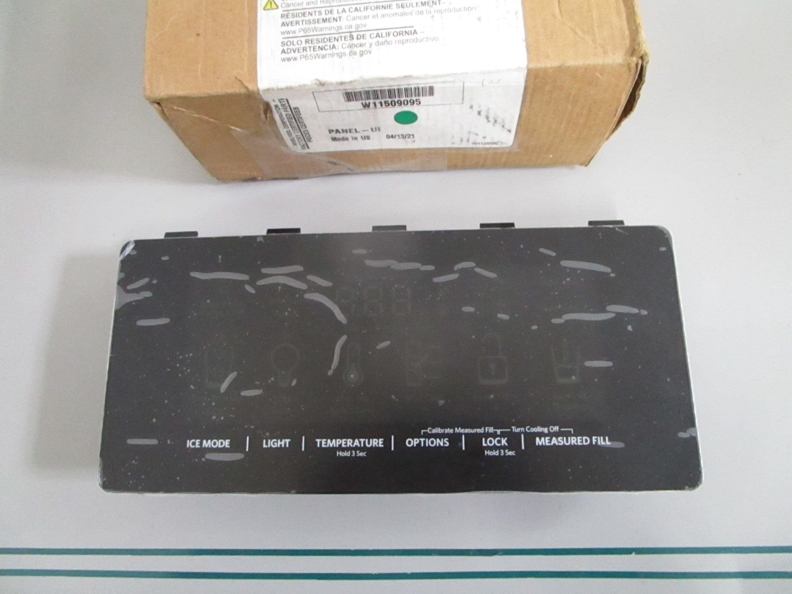 Whirlpool NEW OEM Refrigerator UI Control Panel W11509095 NOS Genuine Part 0820