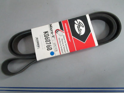 NEW K060760 Gates Micro-V Serpentine Belt 0820