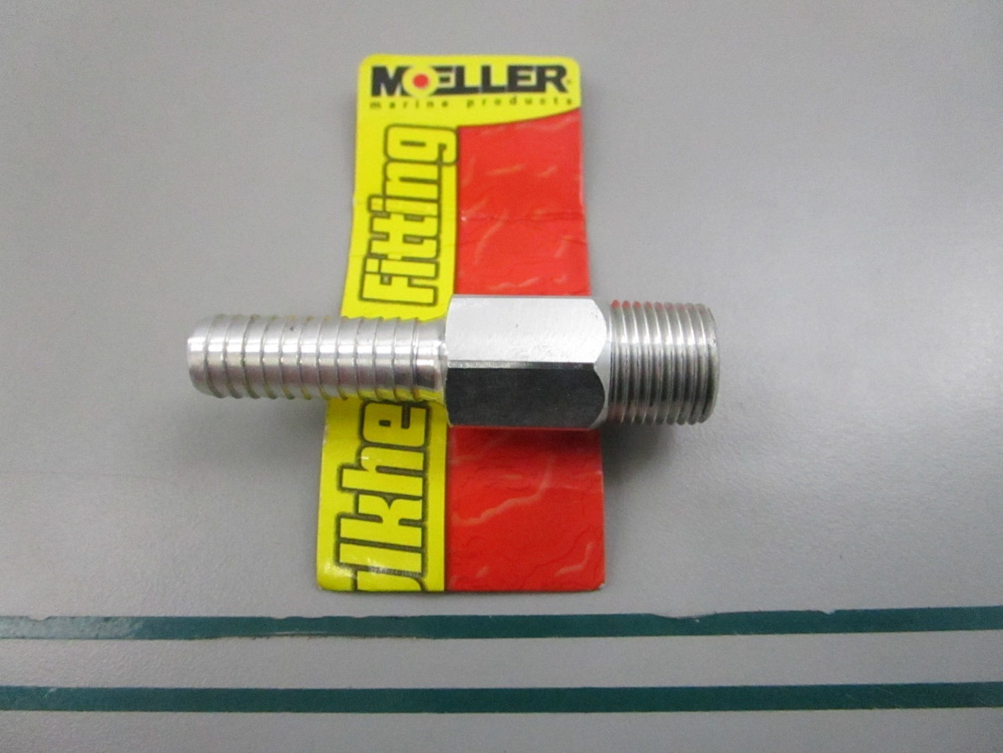 NEW 33802-10 Moeller 3/8 Anti-Siphon Aluminum Barb 0810