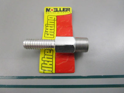 NEW 33802-10 Moeller 3/8 Anti-Siphon Aluminum Barb 0810