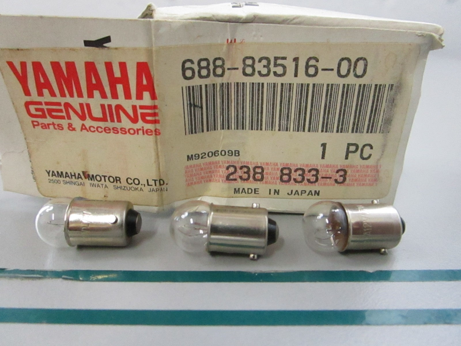 NEW OEM (LOT OF 3) 688-83516-00-00 Yamaha Bulb 0810