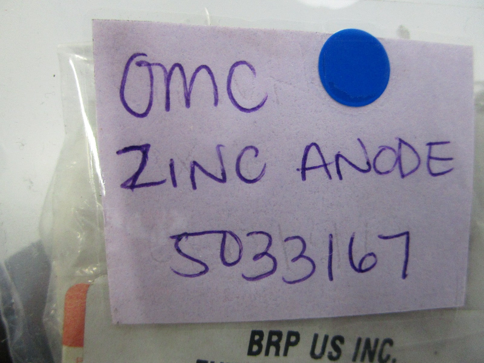 *NEW OEM* 0810 OMC Johnson Evinrude Zinc Anode 5033167