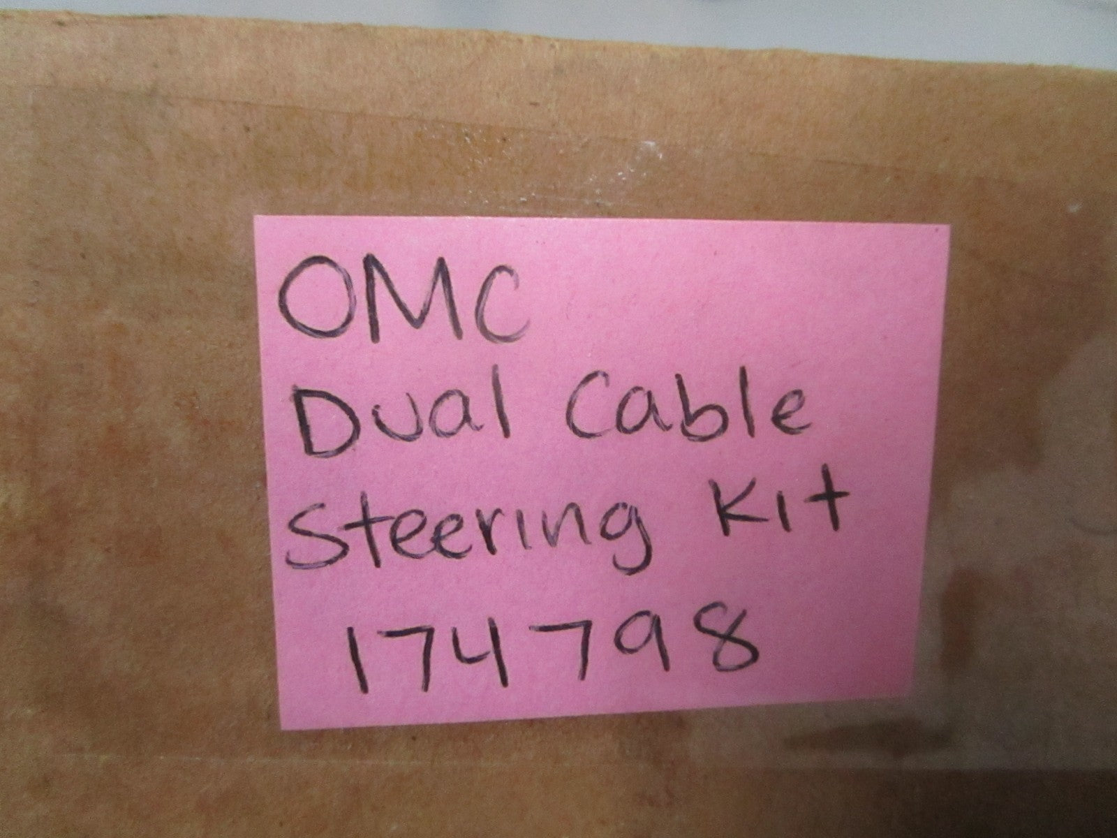 *NEW OEM* 0820 OMC Johnson Evinrude Dual Cable Steering Kit 174798 0174798