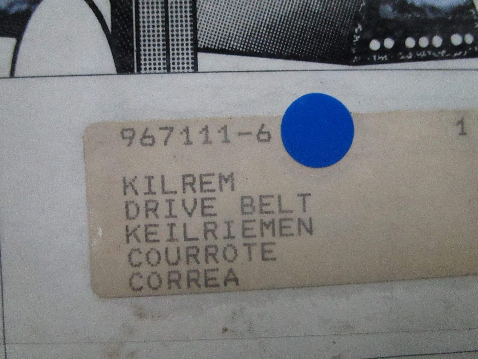 *NEW OEM* 0810 Volvo Penta Drive Belt 967111 967111-6