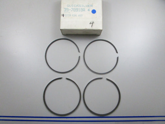 *NEW OEM* 0810 Mercury Quicksilver 4 Piston Ring Assembly 39-78918A 4