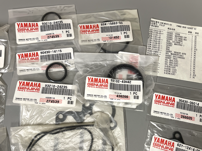 *NEW OEM* 0670 Yamaha Gasket Kit 65W-W0001-00-00 65W-W0001-00 (Incomplete Kit)
