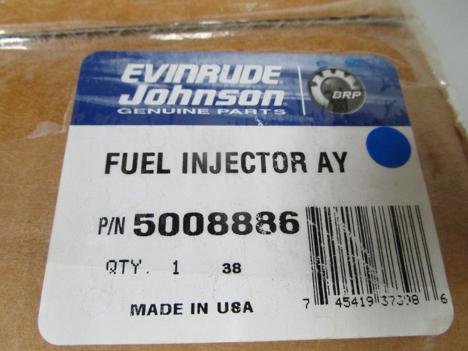 *NEW OEM* 0720 OMC Johnson Evinrude ETEC Fuel Injector Assembly 5008886