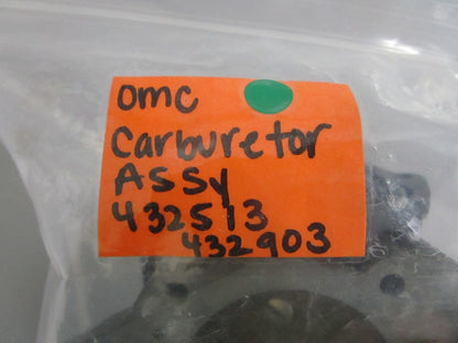 NEW OEM 432513 0432513 432903 0432903 OMC Johnson Evinrude Carburetor Assy 0820