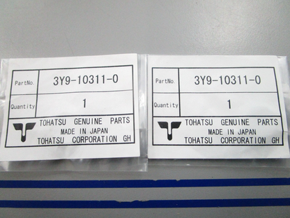 NEW OEM (LOT OF 2) 3Y9-10311-0 3Y9103110 Tohatsu O-Ring 0810
