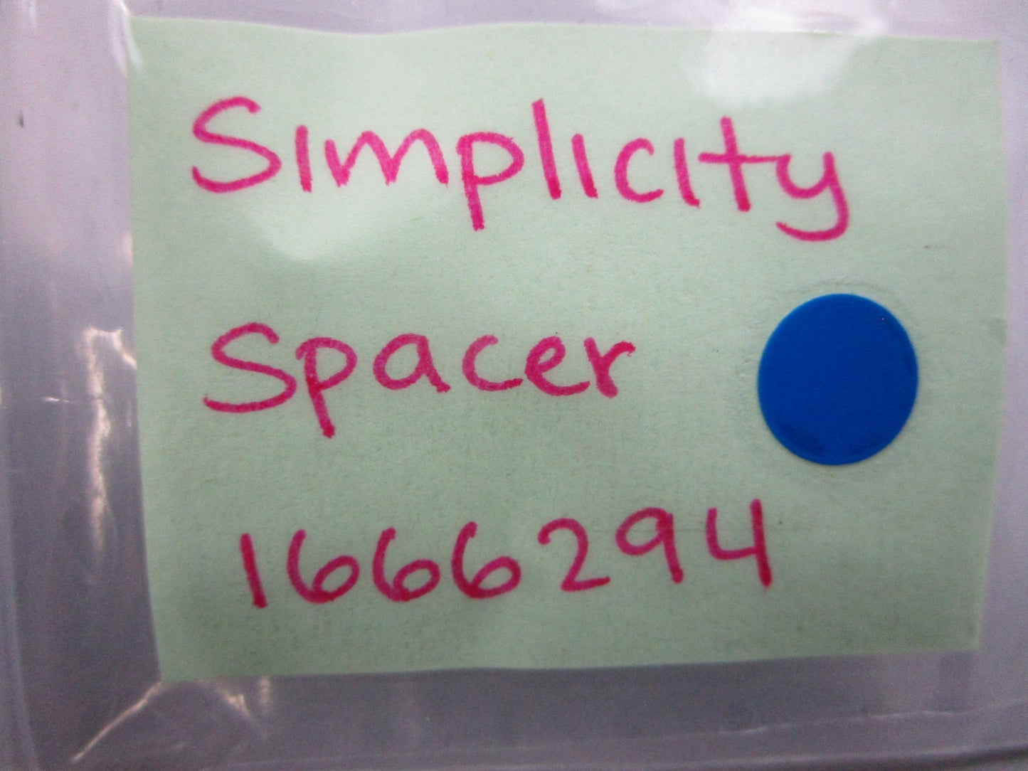 *NEW OEM* 0810 Simplicity Spacer 1666294
