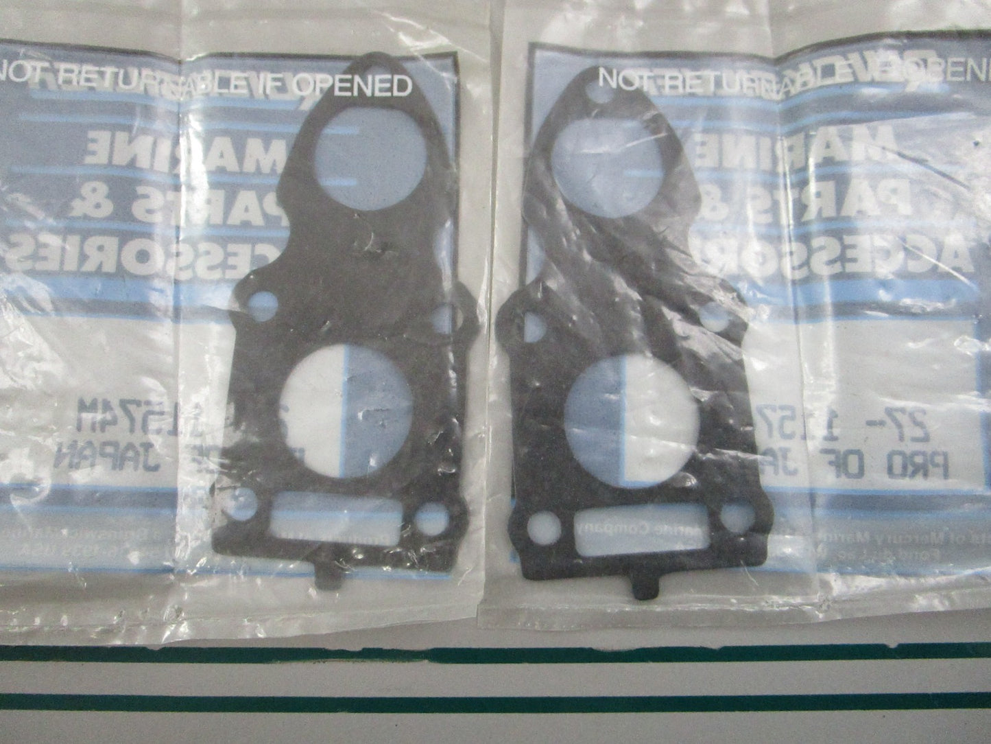 NEW OEM (LOT OF 2) 27-11574M Mercury Quicksilver Gasket 0810