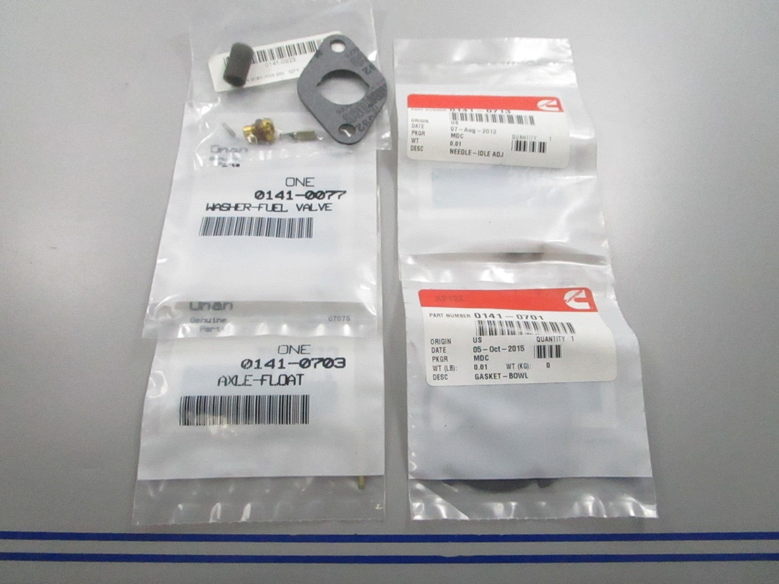 *NEW OEM* 0810 Cummins Carburetor Repair Kit 0141-0927