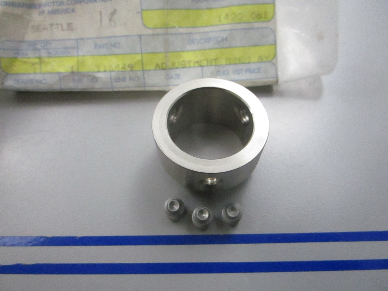 *NEW OEM* 0810 OMC Johnson Evinrude Adjustment Ring 116449 0116449