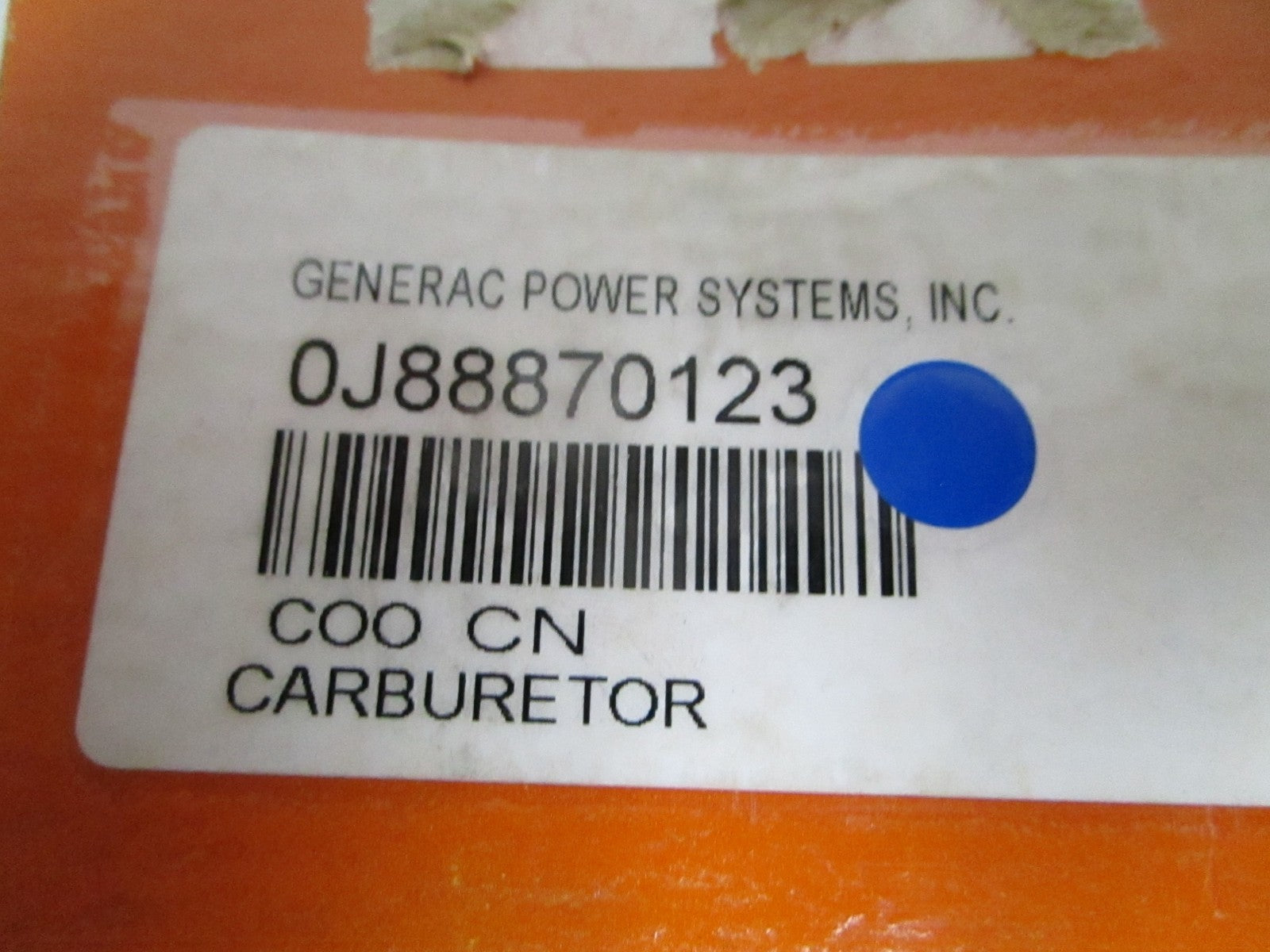 NEW OEM 0J88870123 Generac Carburetor 0720