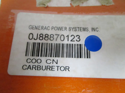 NEW OEM 0J88870123 Generac Carburetor 0720