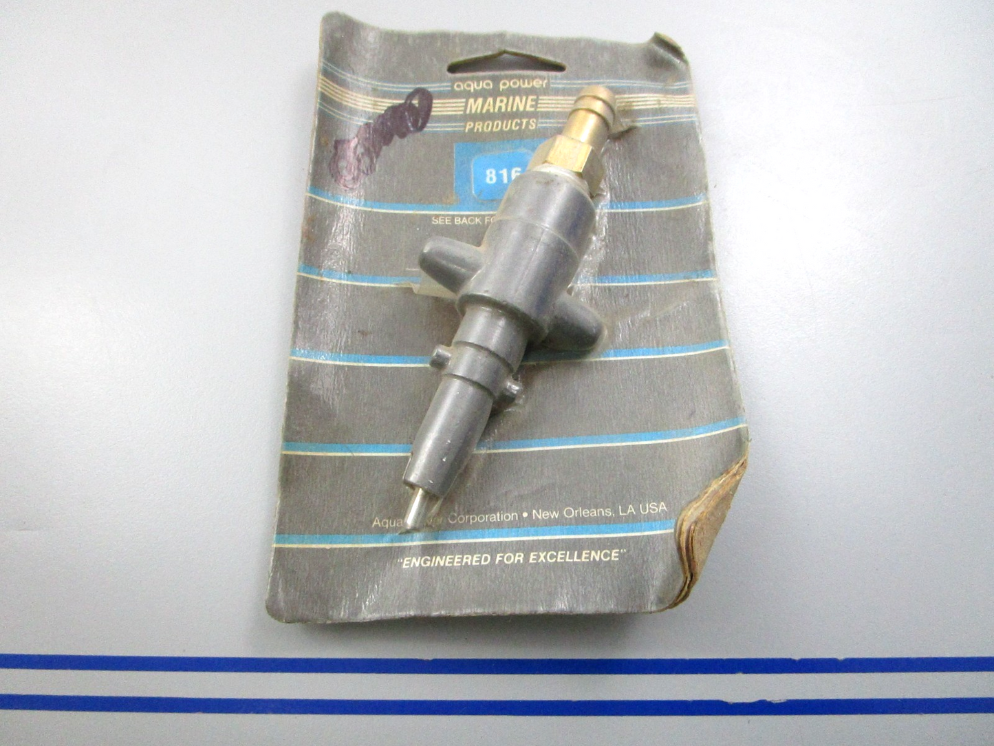 NEW 816 Replaces: 30185A3 Aqua Power Fuel Line Connector 0810