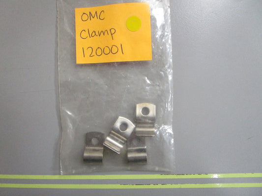 *NEW OEM* (LOT OF 4) 0810 OMC Johnson Evinrude Clamp 120001 0120001