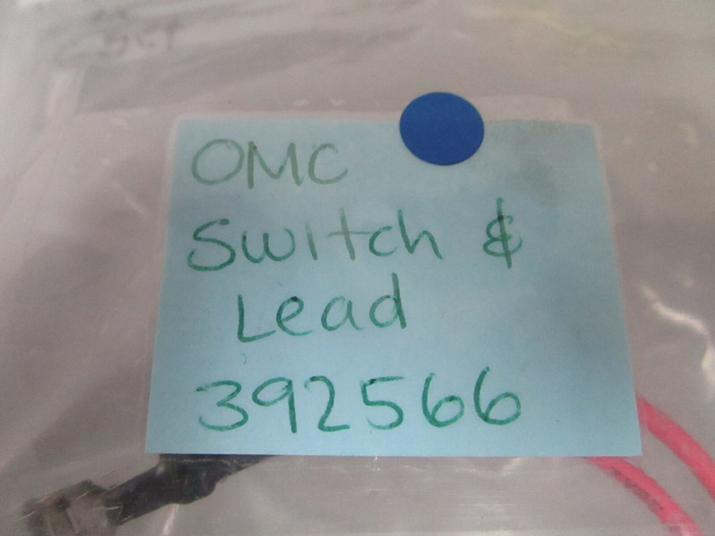 *NEW OEM* 0810 OMC Johnson Evinrude Switch & Lead 392566 0392566