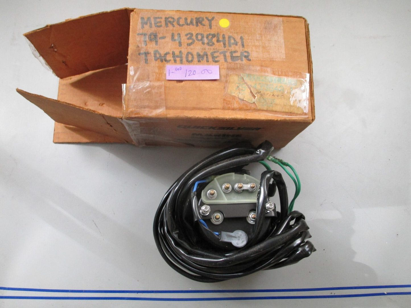 *NEW OEM* 0820 Mercury Mariner Quicksilver Tachometer 79-43984A1