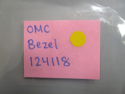 *NEW OEM* 0810 OMC Johnson Evinrude Bezel 124118 0124118