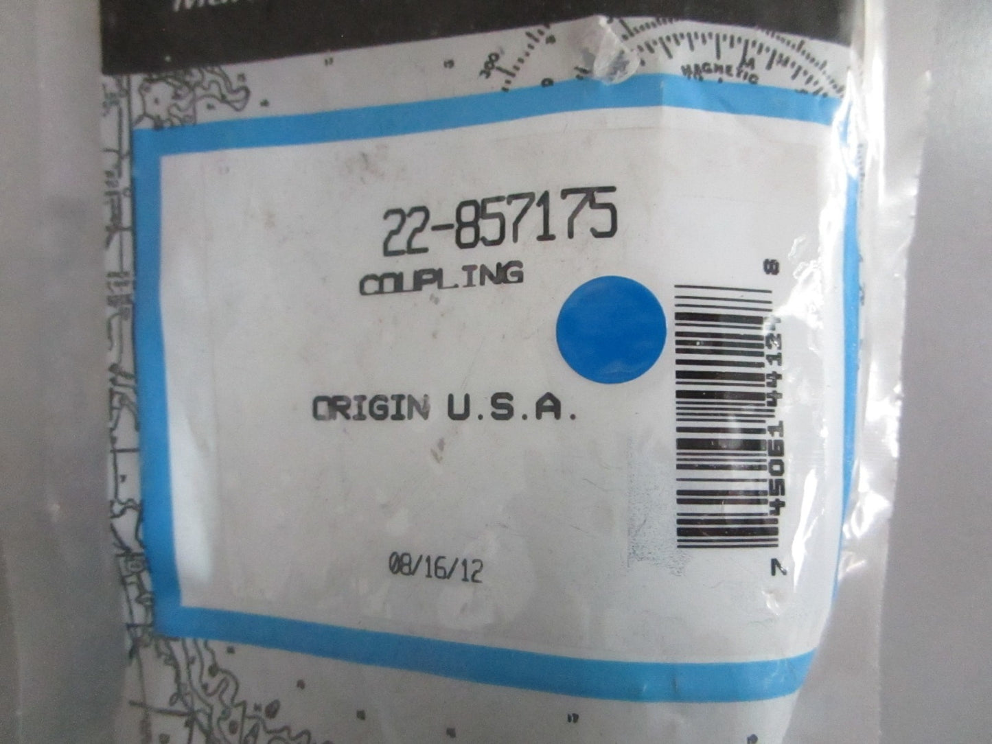 NEW OEM 22-857175 Mercury Quicksilver Coupling 0820