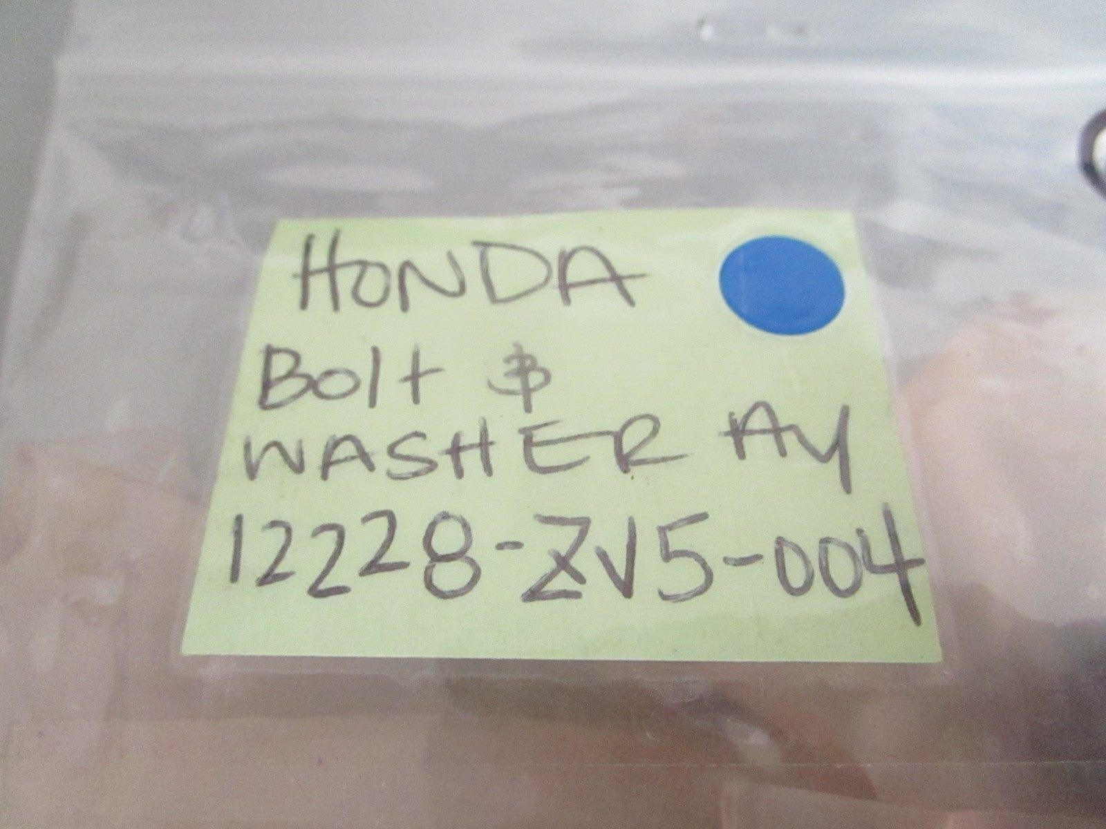 *NEW OEM* 0720 Honda Bolt & Washer Assembly 12228-ZV5-004