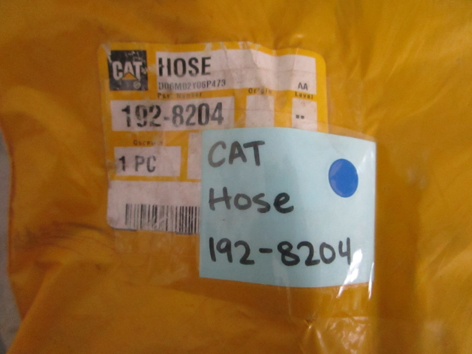 NEW OEM 192-8204 CAT Hose 0820