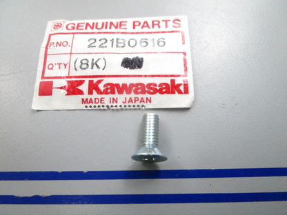 NEW OEM Kawasaki 221B0616 6 x 16 Head Screw 0810