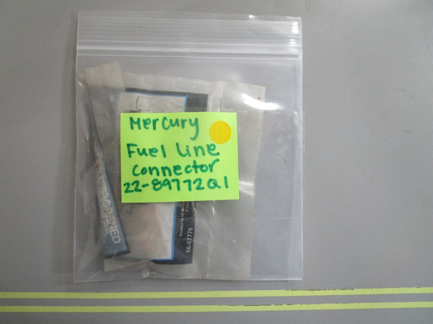 *NEW OEM* 0810 Mercury Quicksilver Fuel Line Connector 22-89772Q1