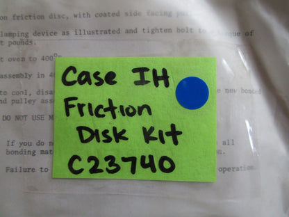 *NEW OEM* 0810 Case IH Friction Disk Kit C23740
