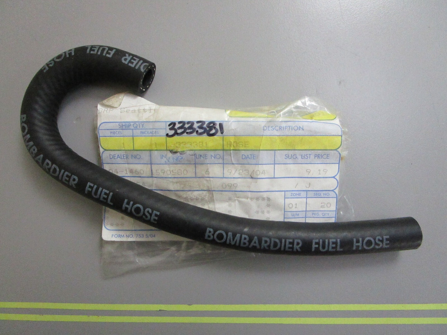 *NEW OEM* 0810 OMC Johnson Evinrude Hose 333381 0333381