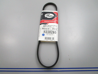 NEW K030265 Gates Micro-V Serpentine Belt 0810