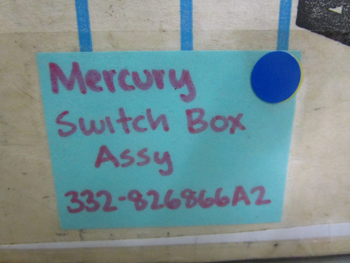 *NEW OEM* 0820 Mercury Quicksilver Switch Box Assy 332-826866A2