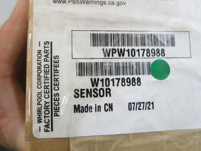 NEW OEM W10178988 Whirlpool Sensor 0810