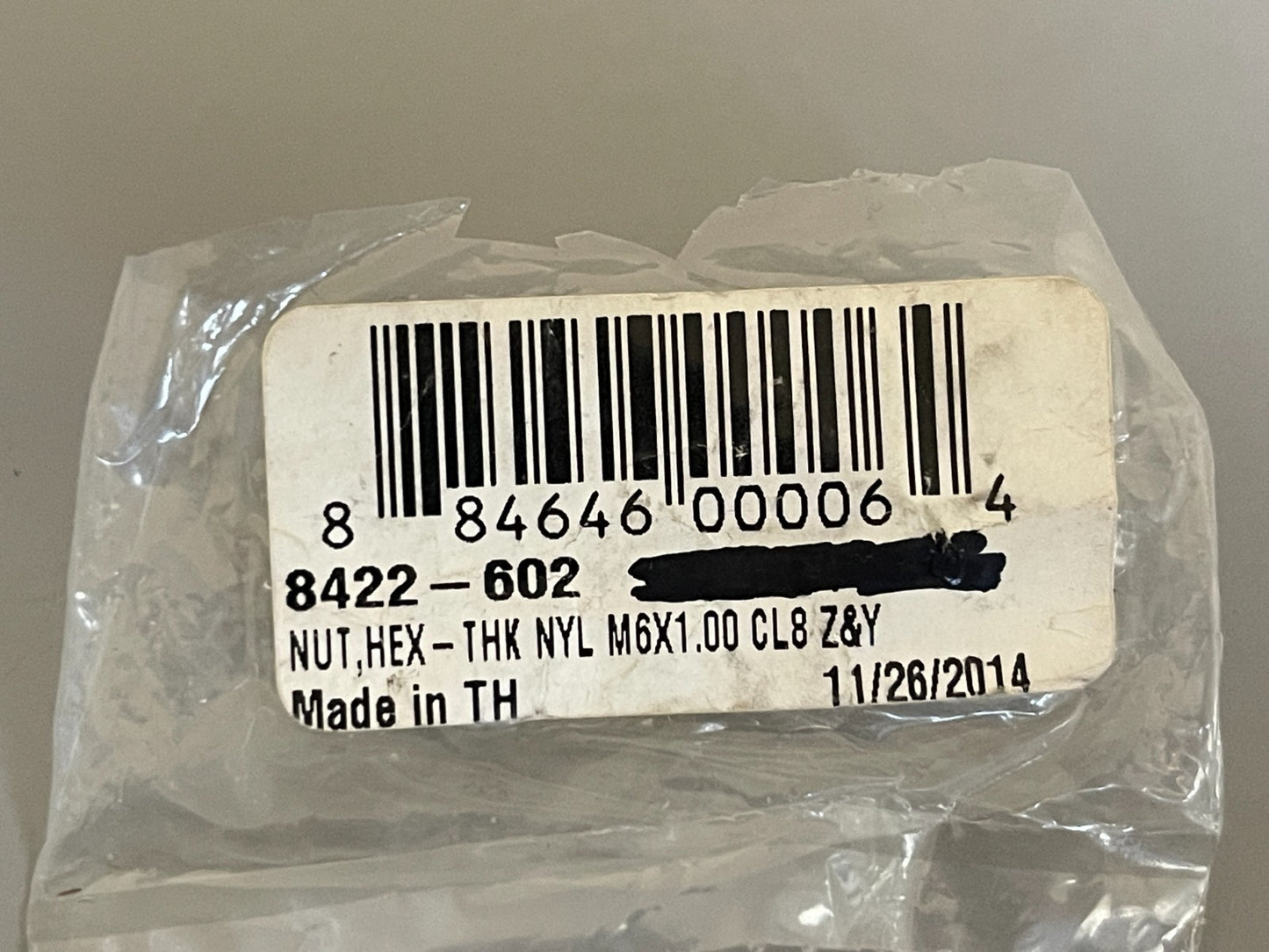 NEW OEM (LOT OF 2) 8422-602 Arctic Cat Hex Nut 0810