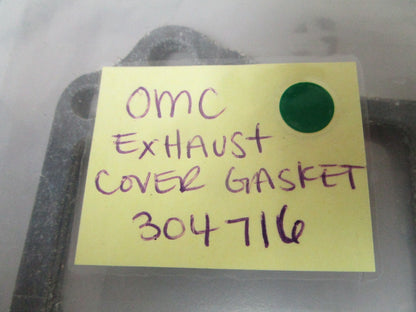 NEW OEM (LOT OF 2) 304716 0304716 OMC Johnson Evinrude Exhaust Cover Gasket 0810