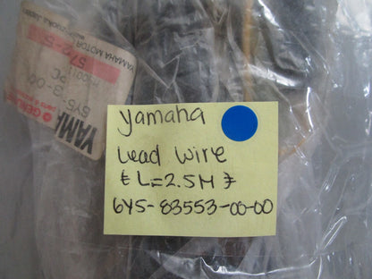 *NEW OEM* 0810 Yamaha Lead Wire (L=2.5M) 6Y5-83553-00-00