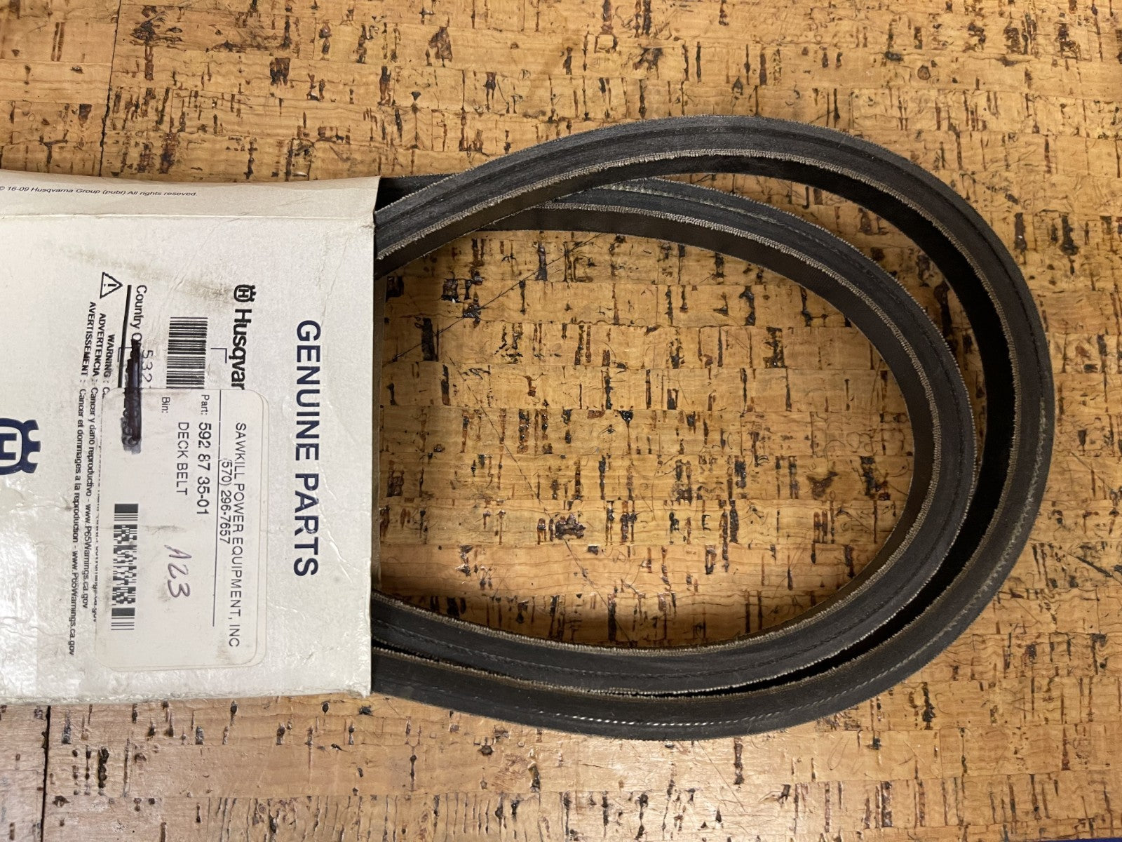 *NEW OEM* 0670 Husqvarna Drive Belt 5928735-01 592 87 35-01