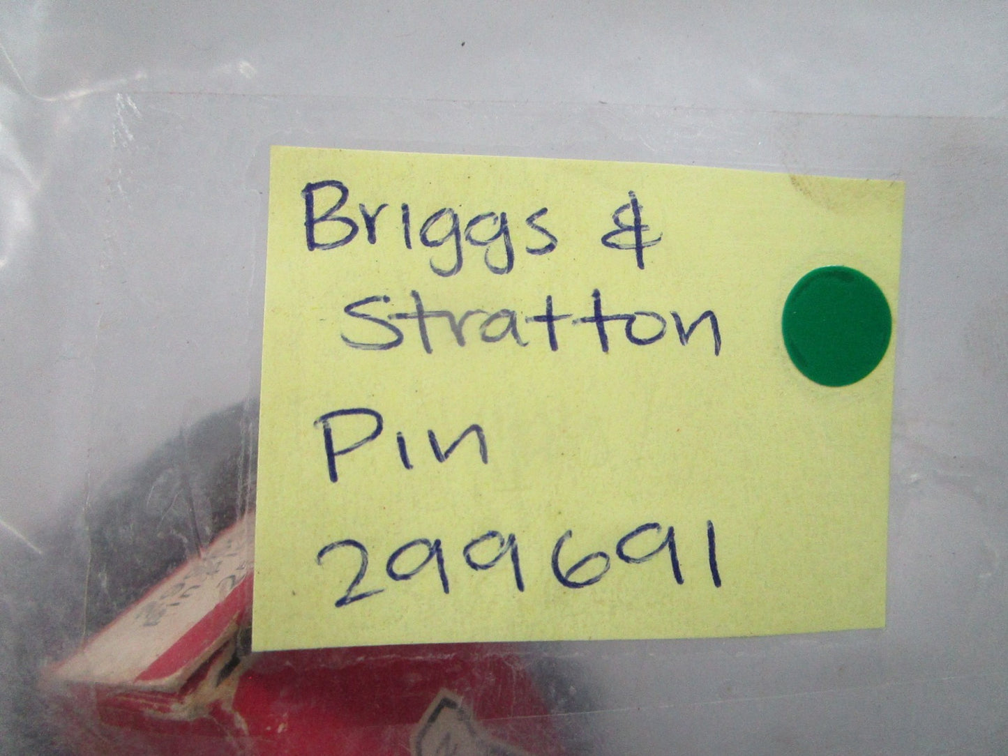 NEW OEM 299691 Briggs & Stratton Pin 0810